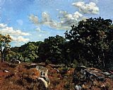 Landscape at Chailly by Frederic Bazille